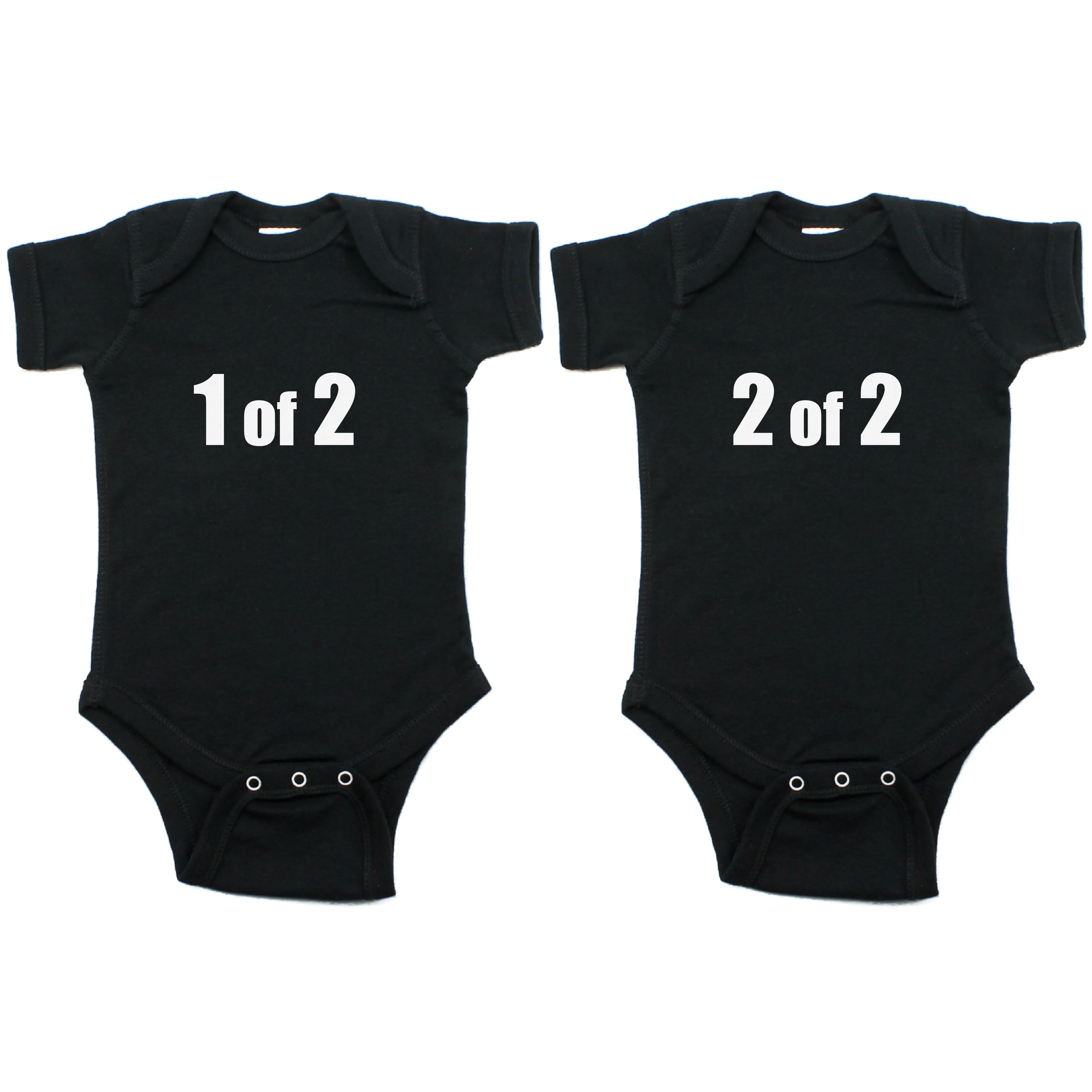 Twin Set 1 of 2, 2 of 2 Short Sleeve Infant Bodysuit