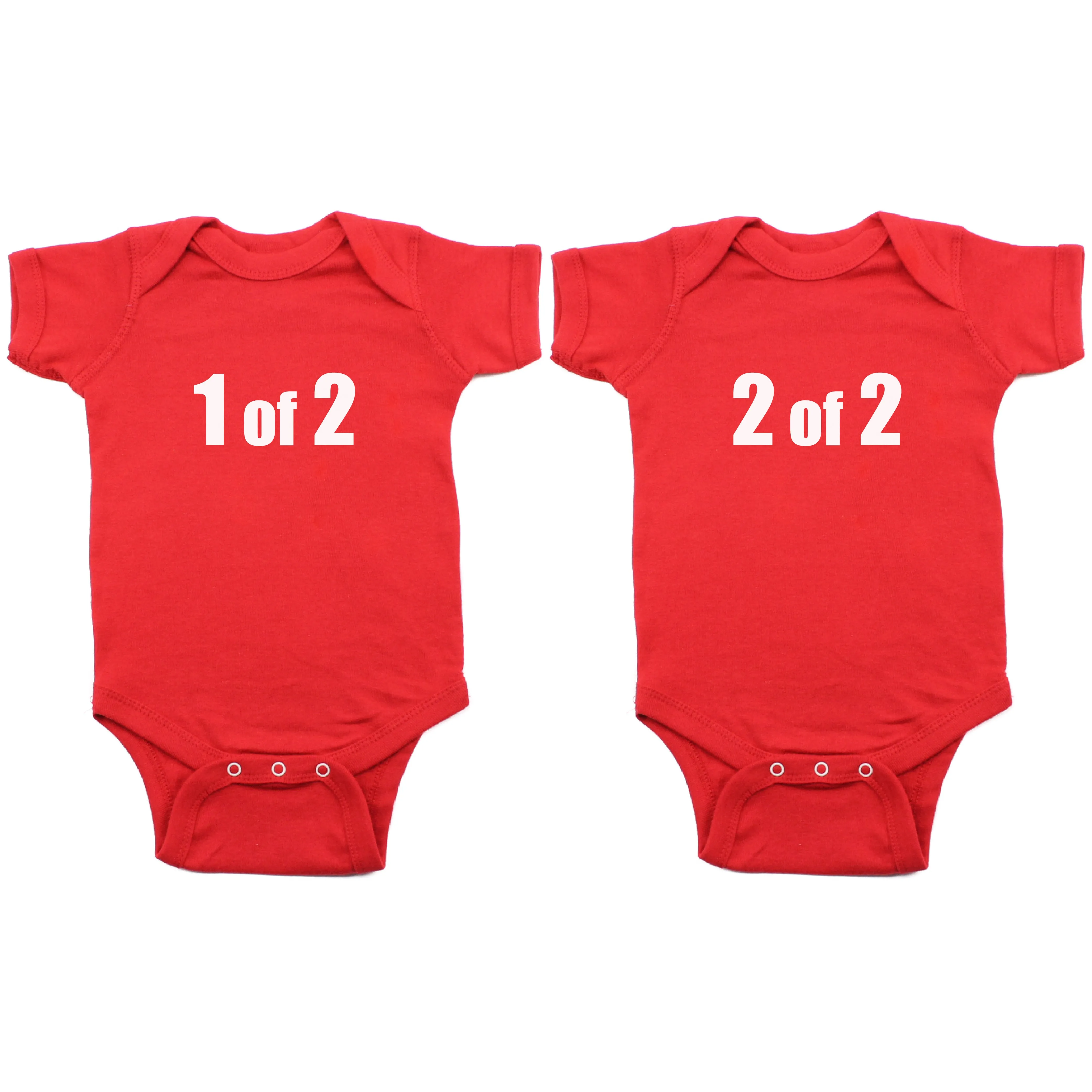 Twin Set 1 of 2, 2 of 2 Short Sleeve Infant Bodysuit