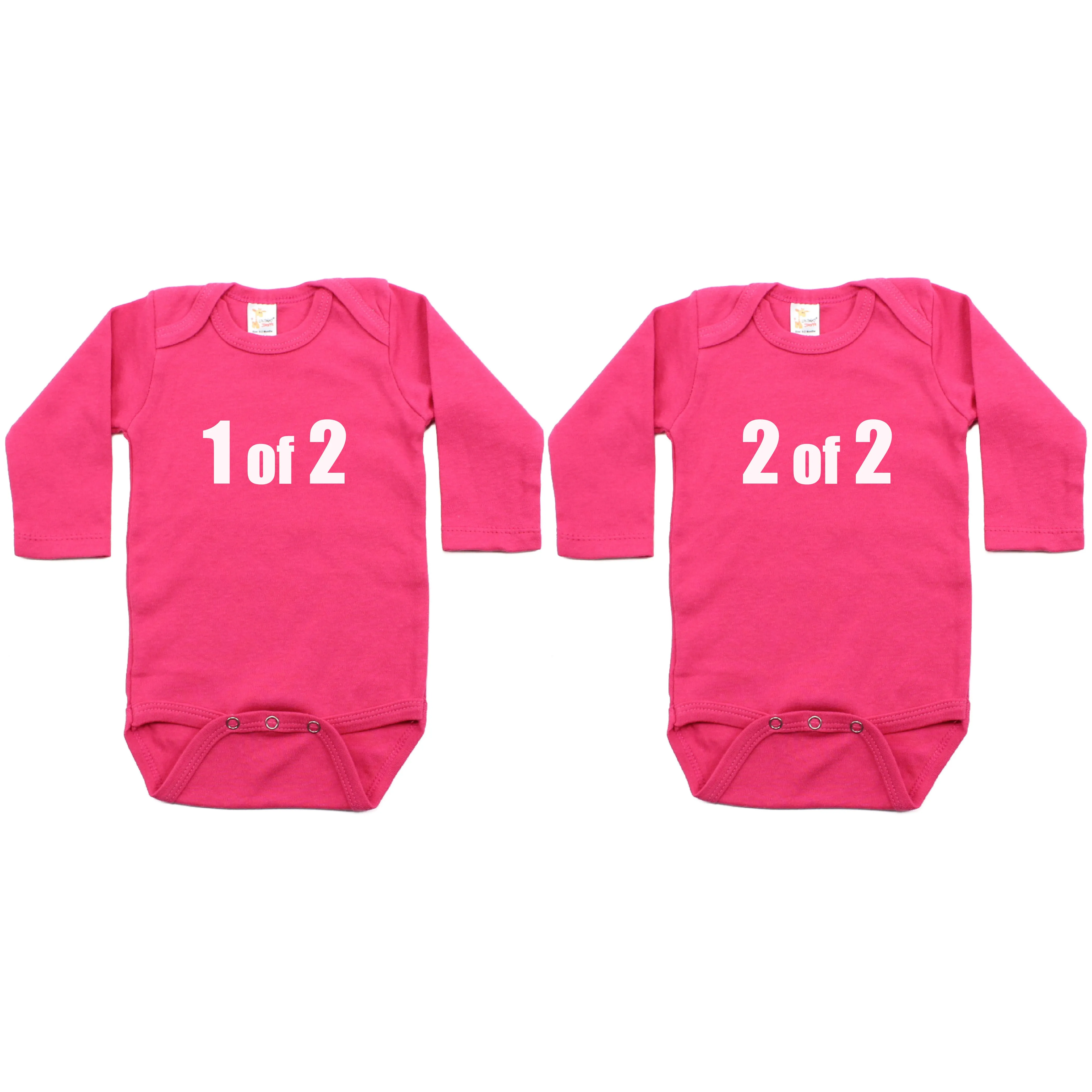 Twin Set 1 of 2, 2 of 2 Sleeve Infant Bodysuit