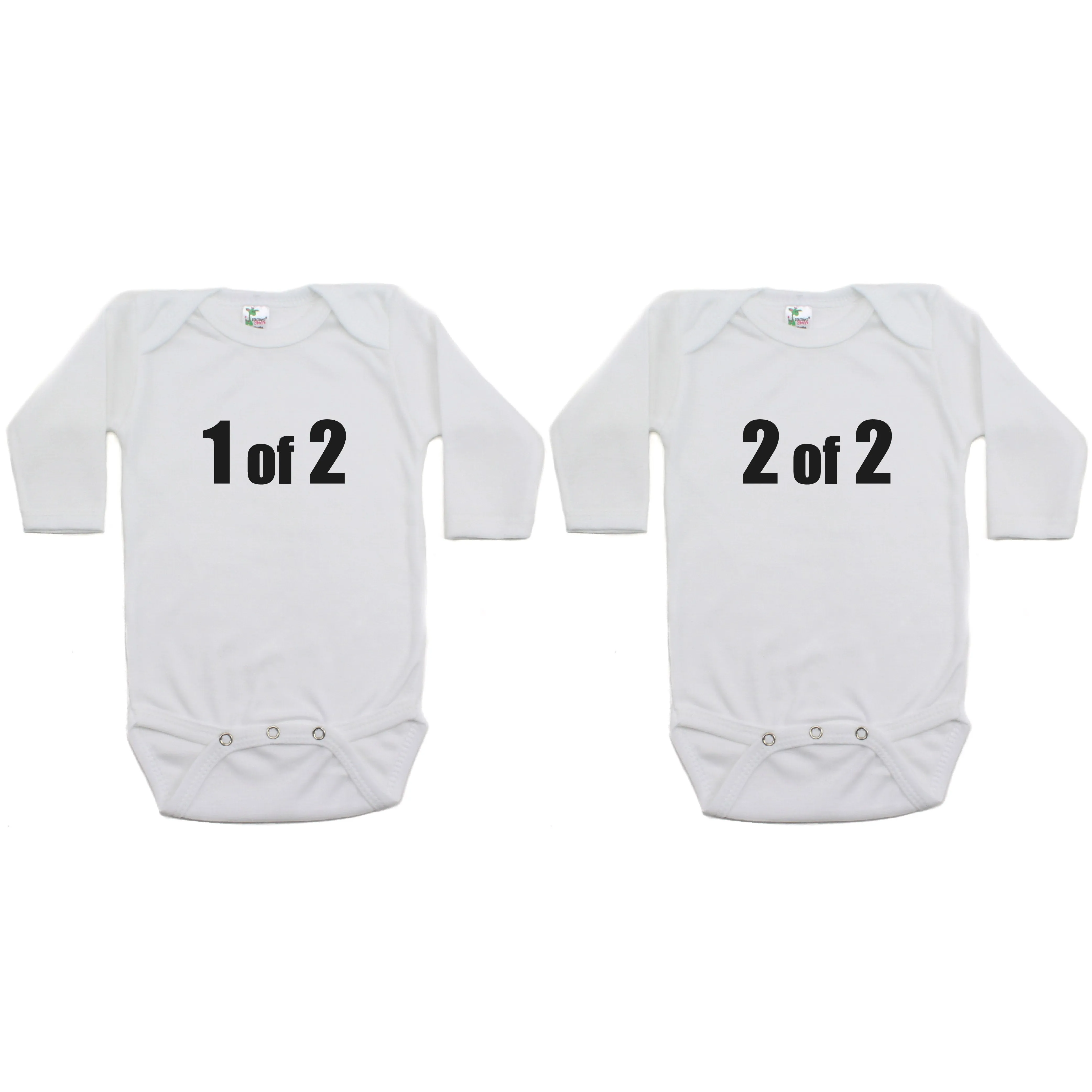 Twin Set 1 of 2, 2 of 2 Sleeve Infant Bodysuit