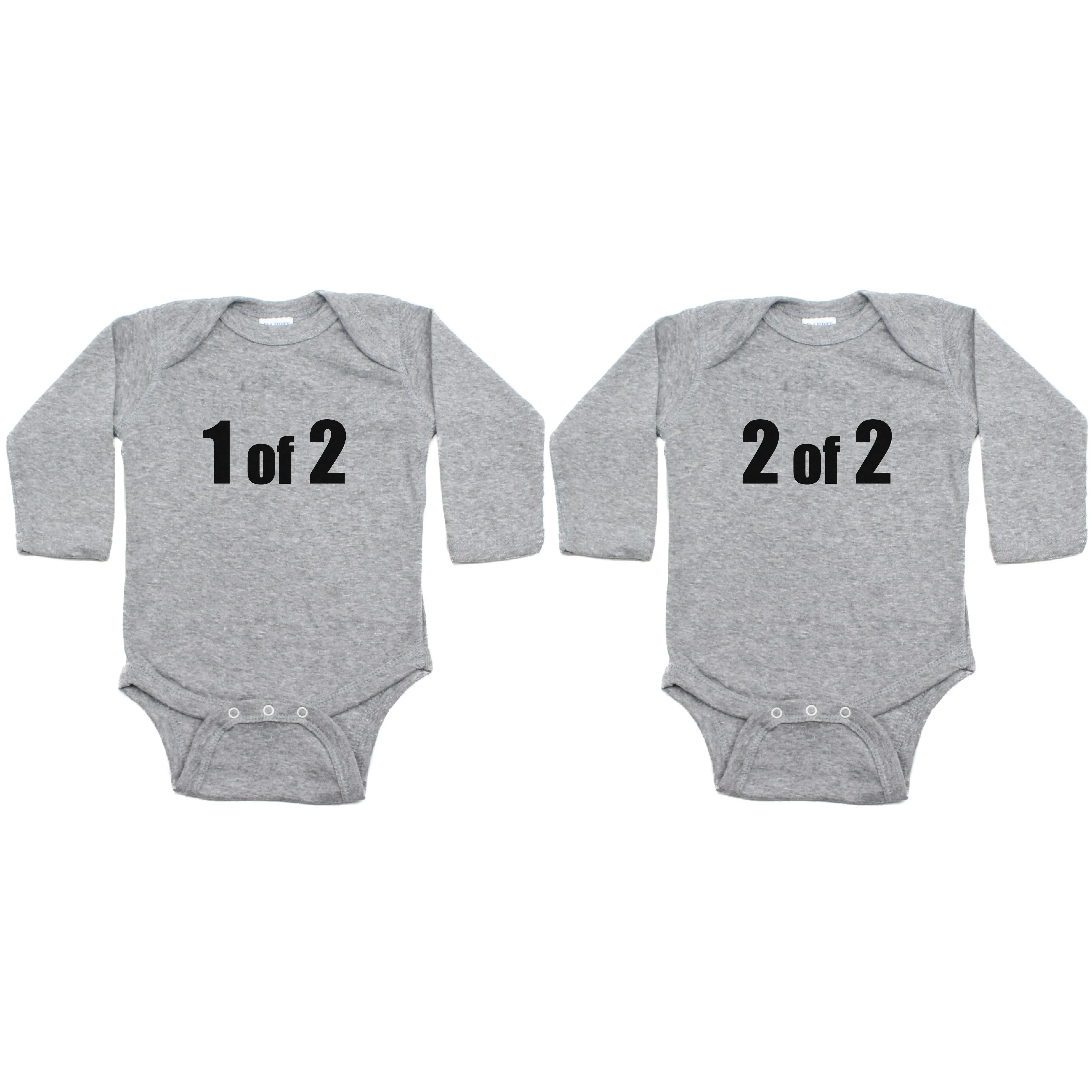 Twin Set 1 of 2, 2 of 2 Sleeve Infant Bodysuit