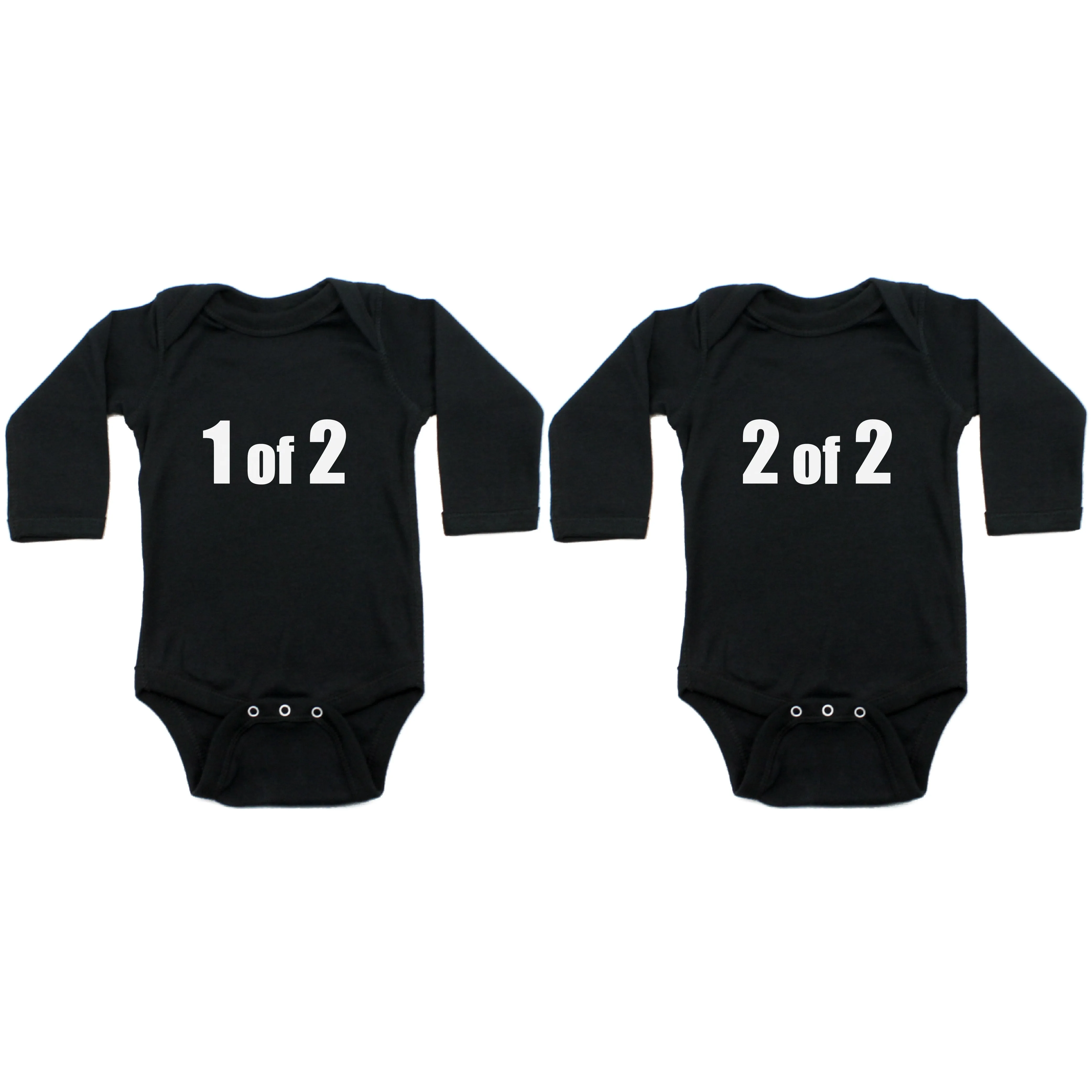 Twin Set 1 of 2, 2 of 2 Sleeve Infant Bodysuit