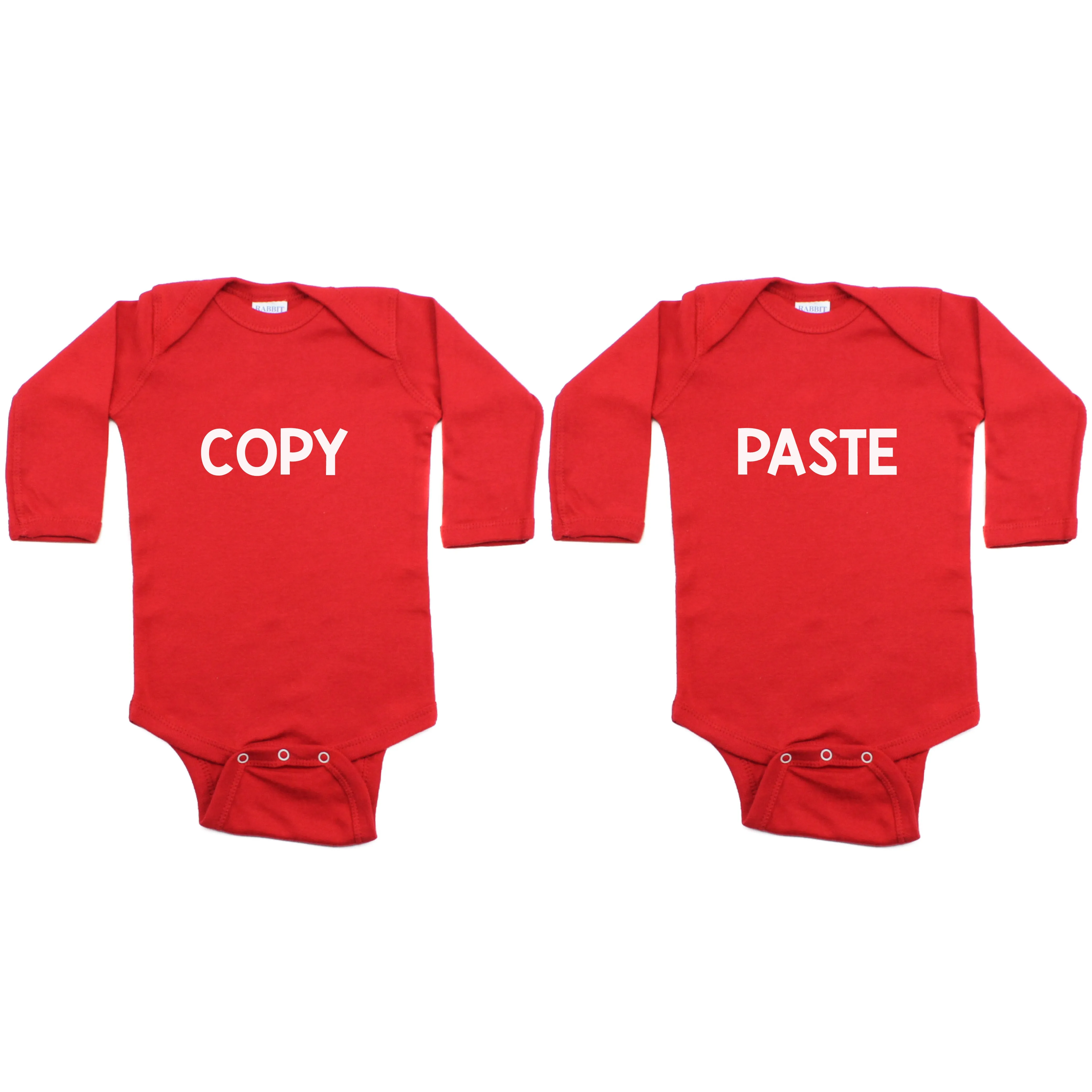 Twin Set Copy Paste Sleeve Infant Bodysuit