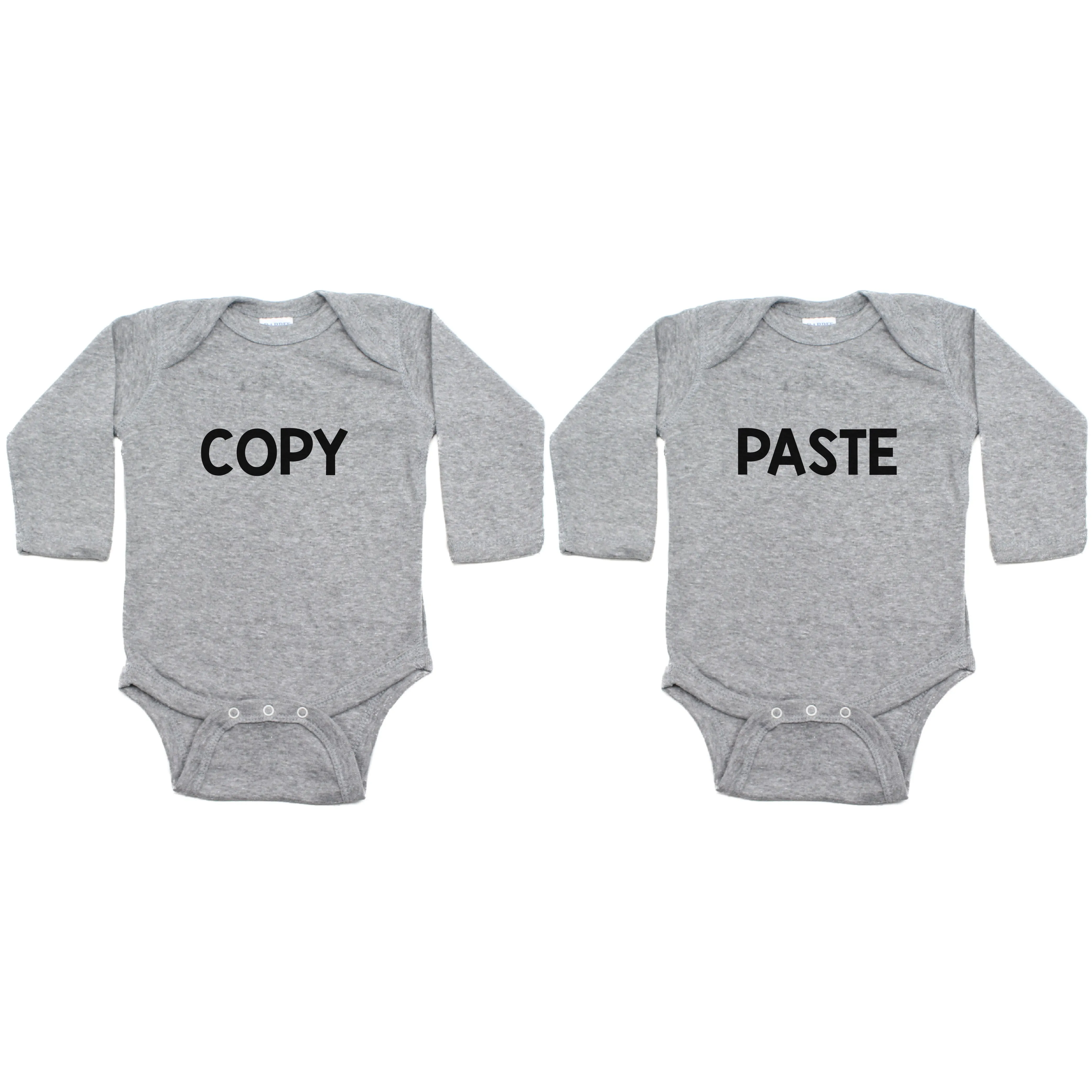 Twin Set Copy Paste Sleeve Infant Bodysuit