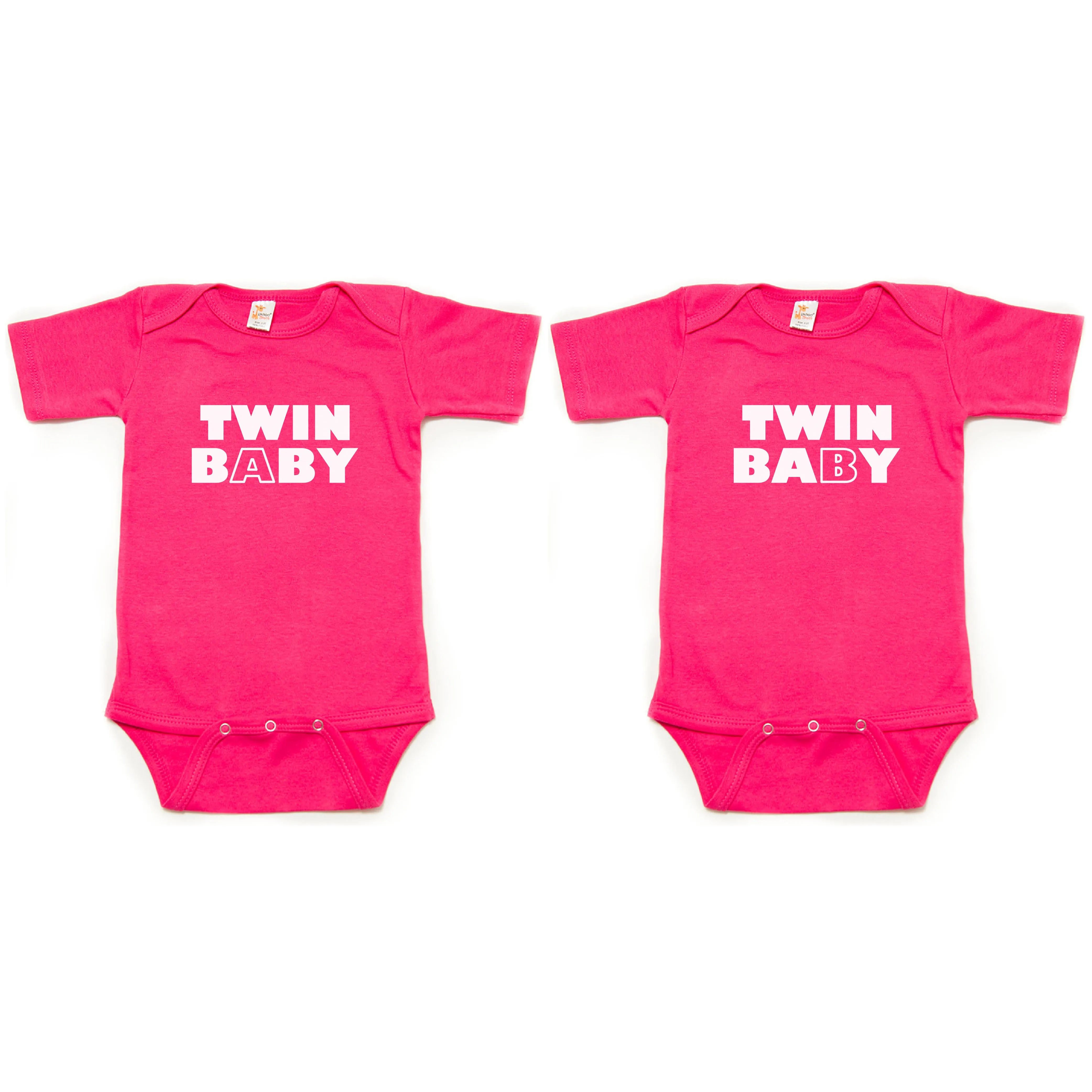 Twin Set Twin Baby Short Sleeve Infant Bodysuit