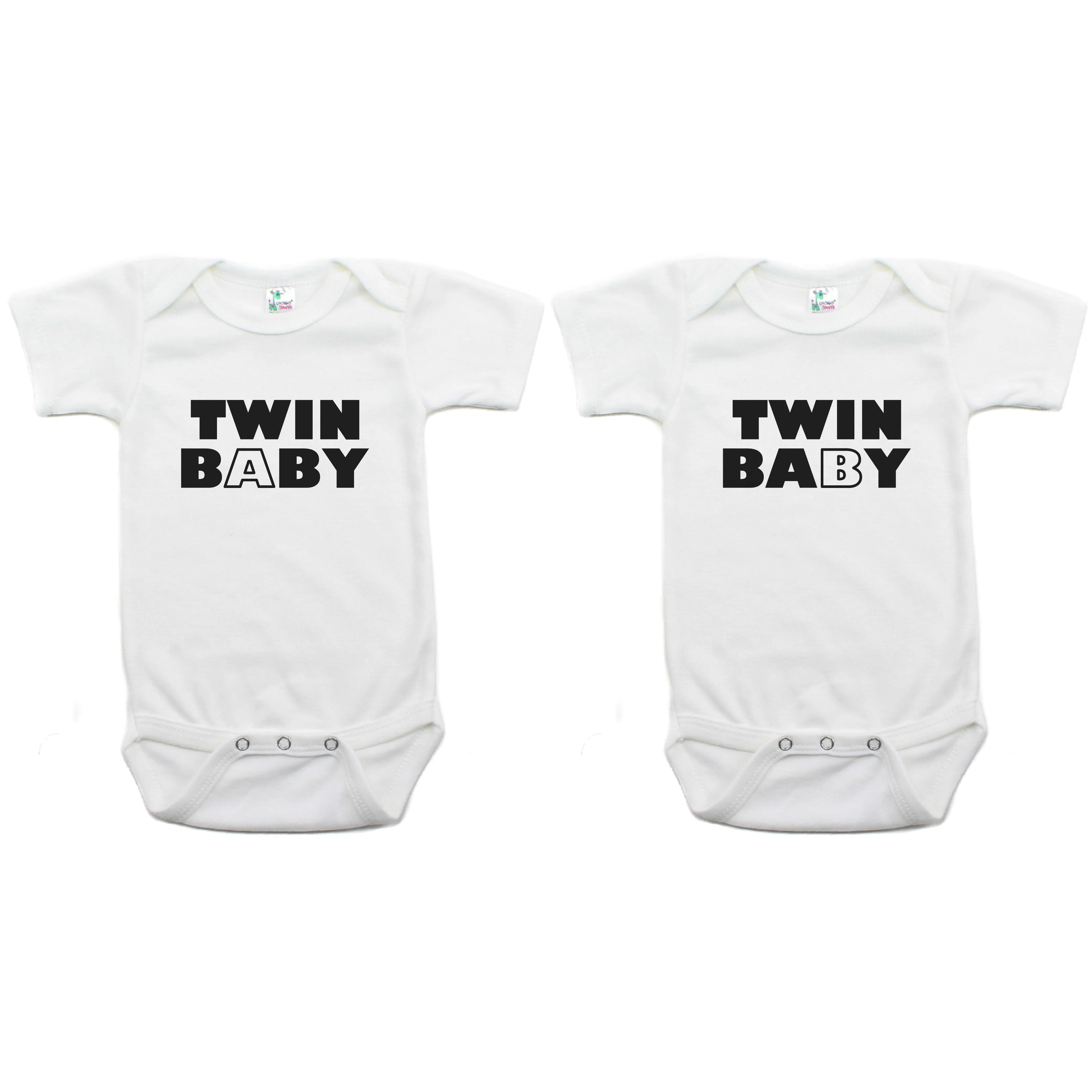 Twin Set Twin Baby Short Sleeve Infant Bodysuit
