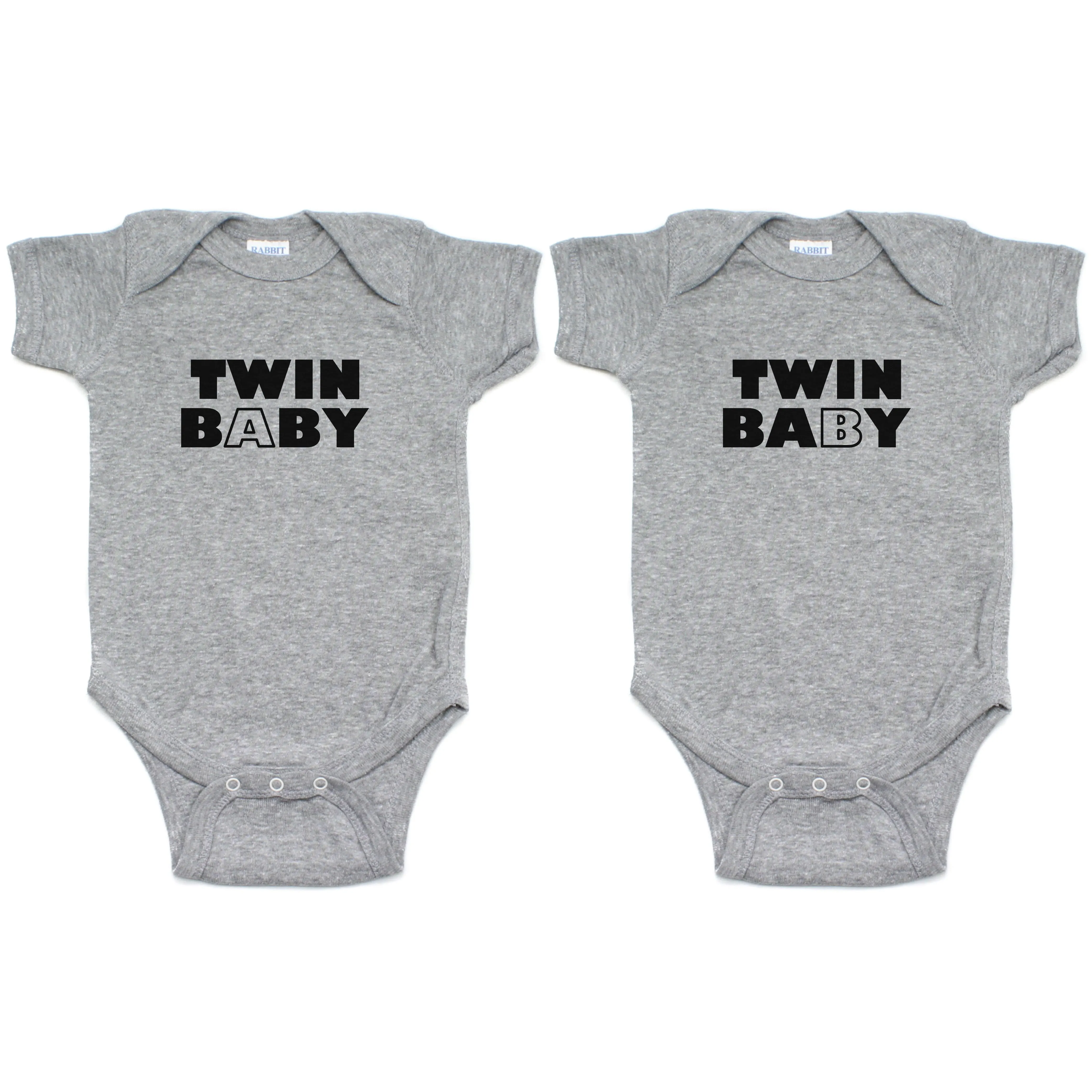 Twin Set Twin Baby Short Sleeve Infant Bodysuit