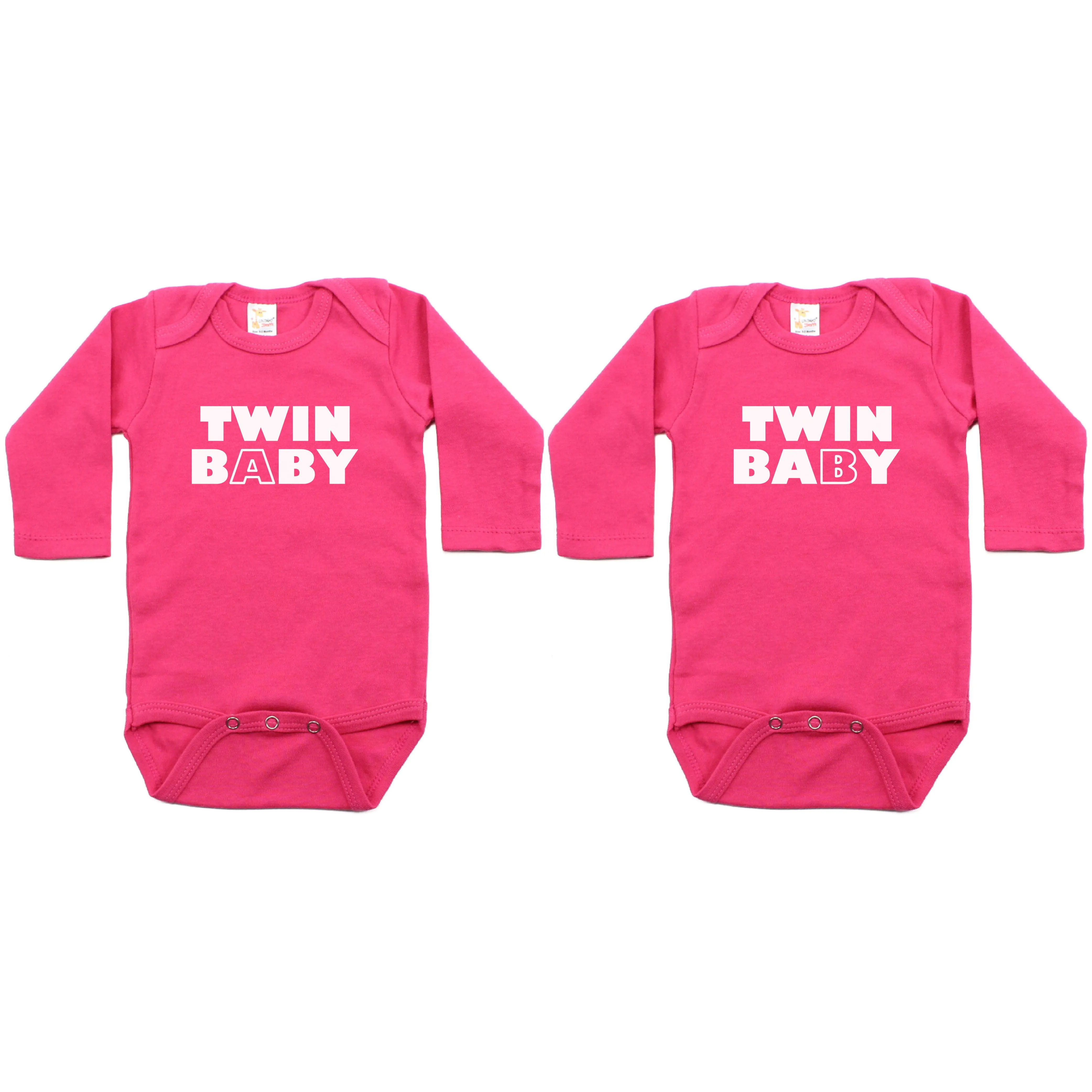 Twin Set Twin Baby Sleeve Infant Bodysuit
