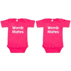 Twin Set Womb Mates Short Sleeve Infant Bodysuit