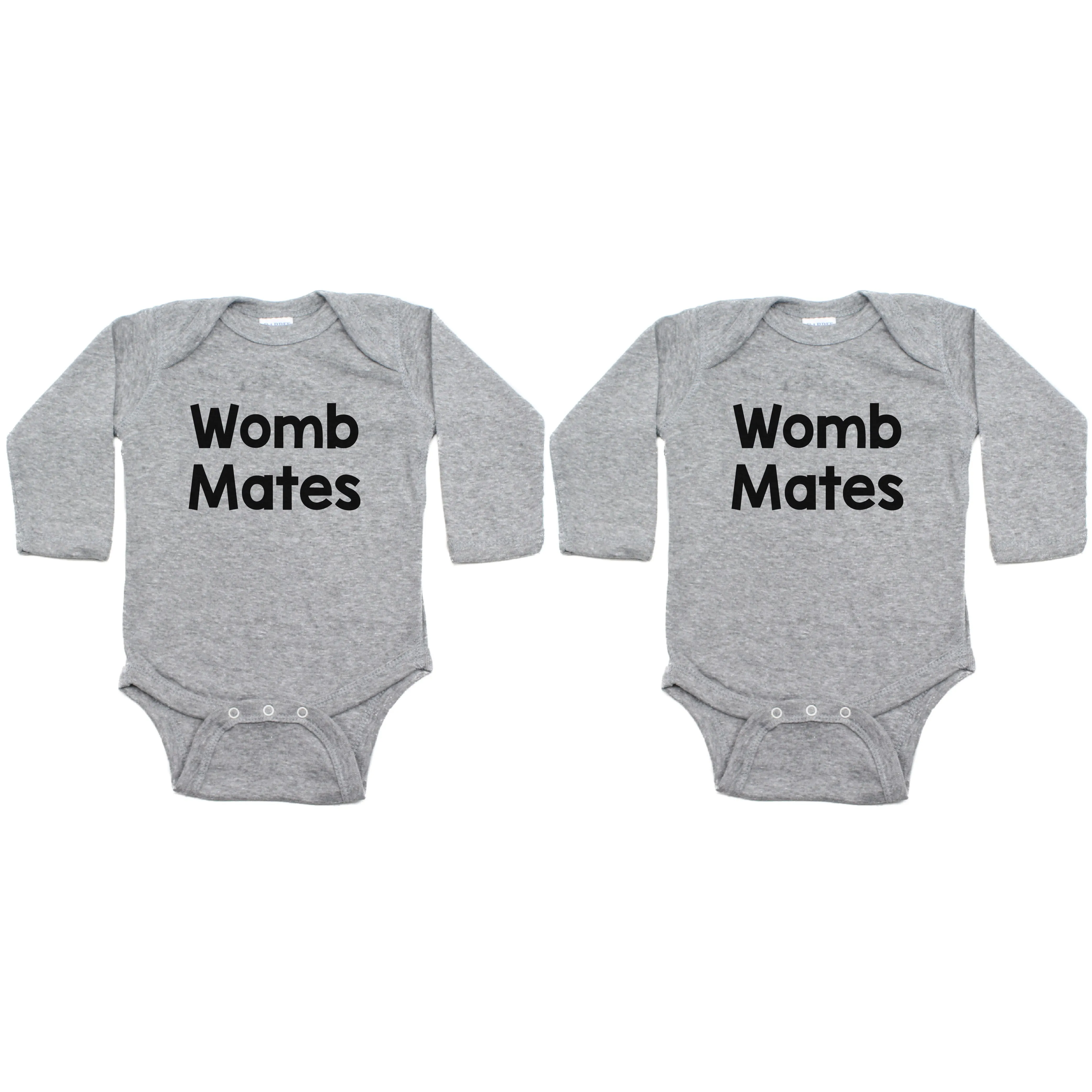 Twin Set Womb Mates Sleeve Infant Bodysuit