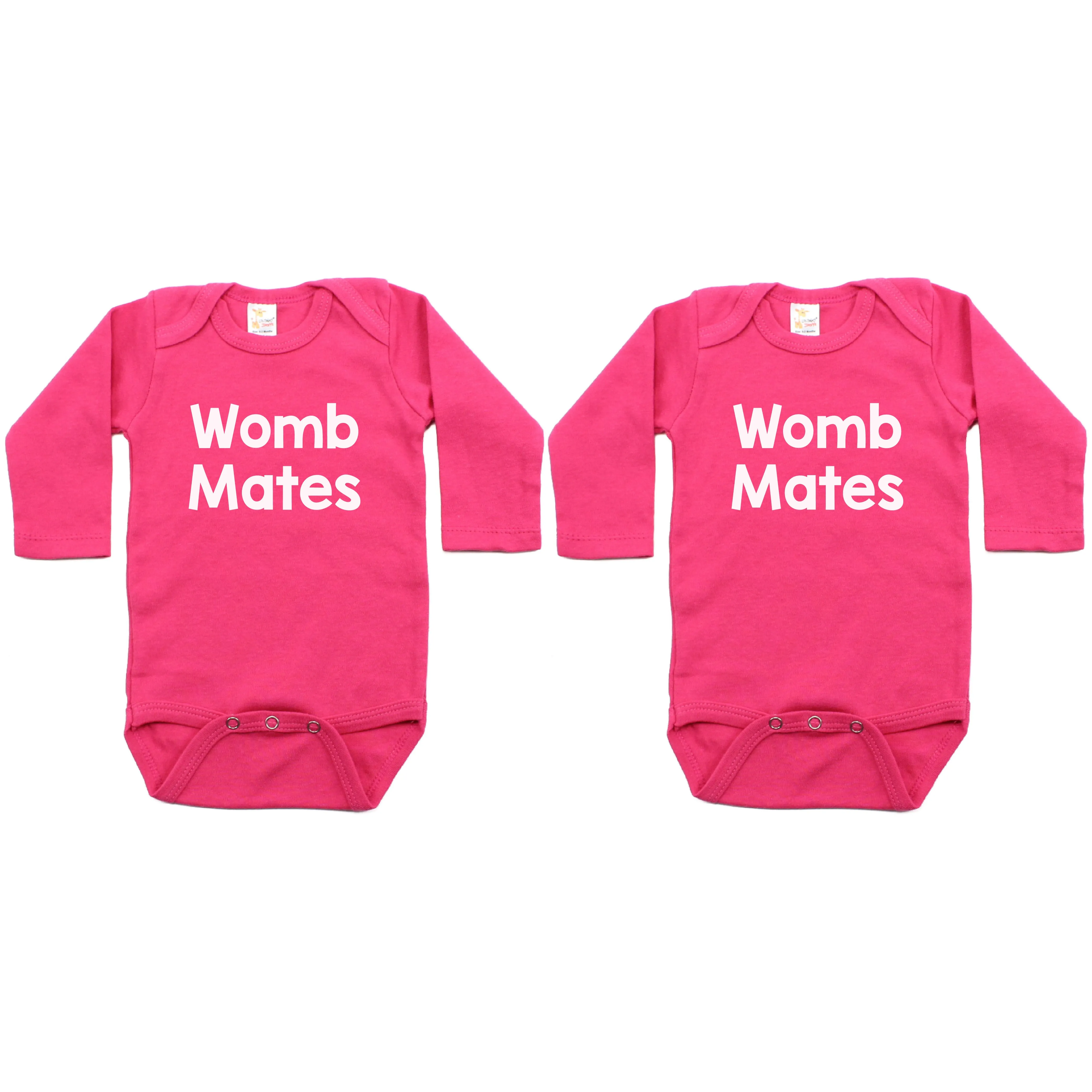 Twin Set Womb Mates Sleeve Infant Bodysuit