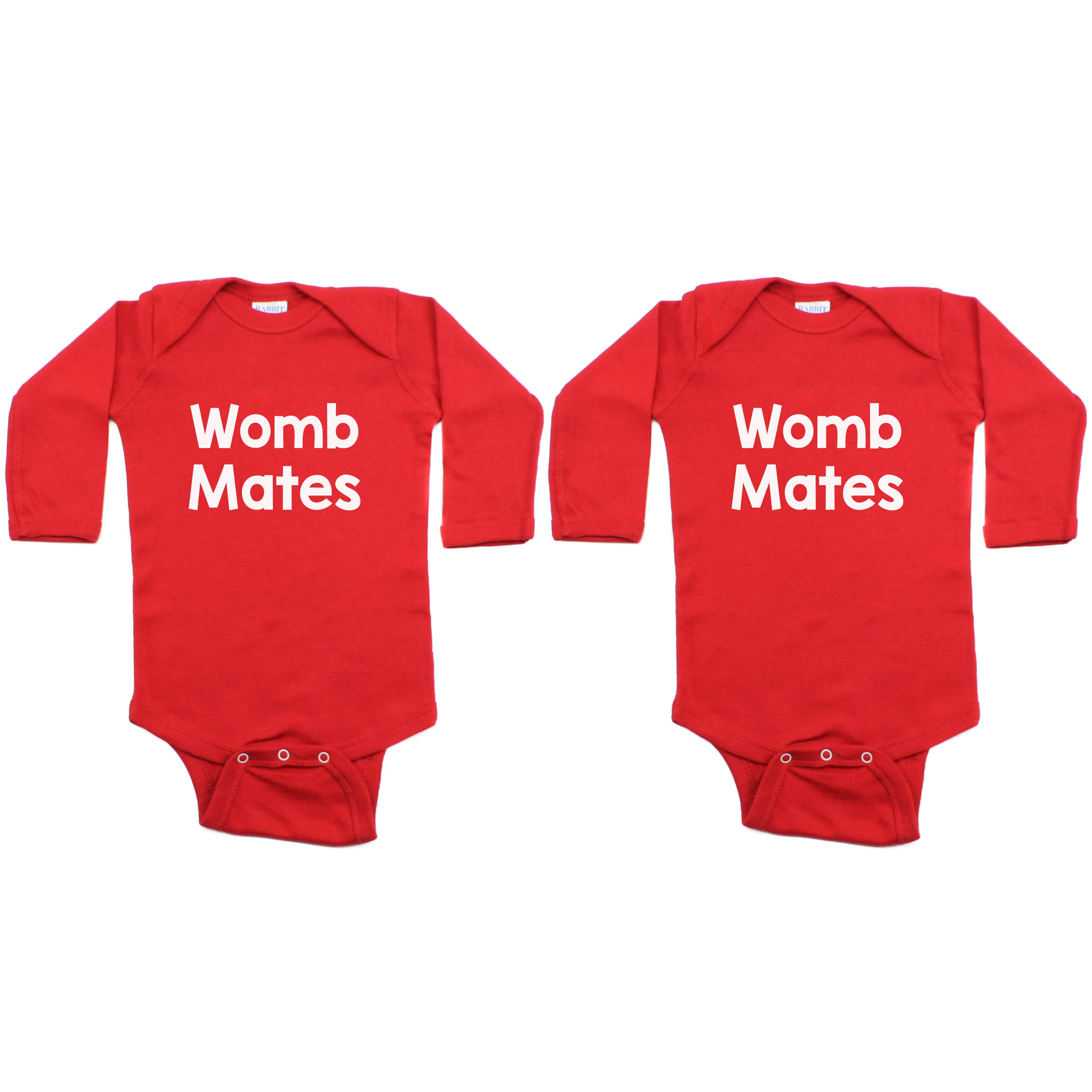 Twin Set Womb Mates Sleeve Infant Bodysuit
