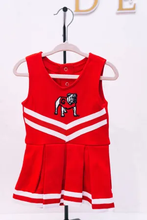 University of Georgia Cheerleader Bodysuit Dress