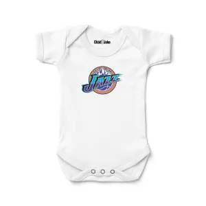 Utah Jazz Hardwood Classics Logo Bodysuit