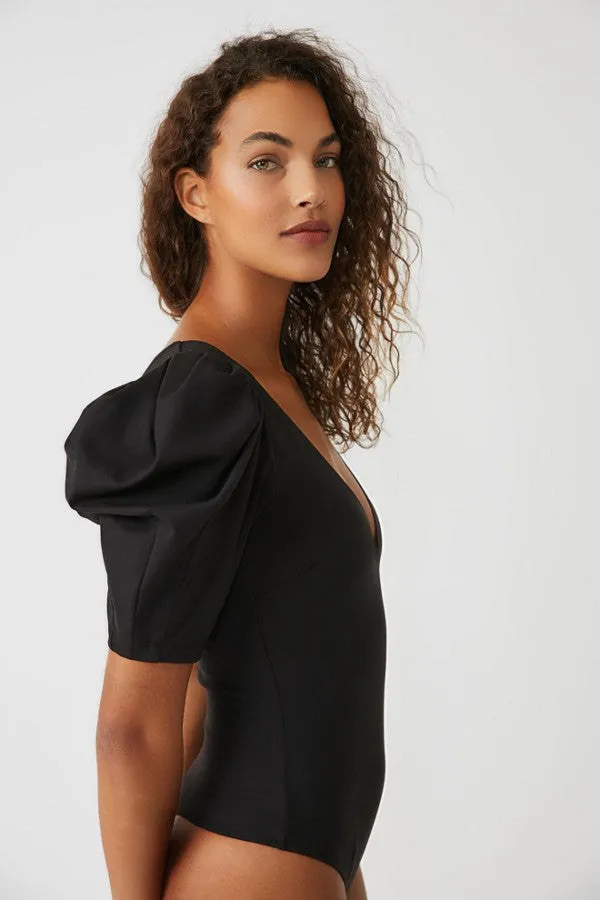 Va Va Voop Black Bodysuit