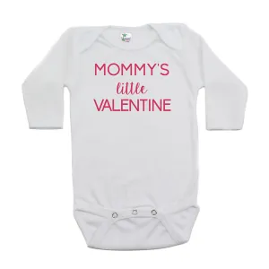 Valentine's Day Mommy's Little Valentine Long Sleeve Infant Bodysuit
