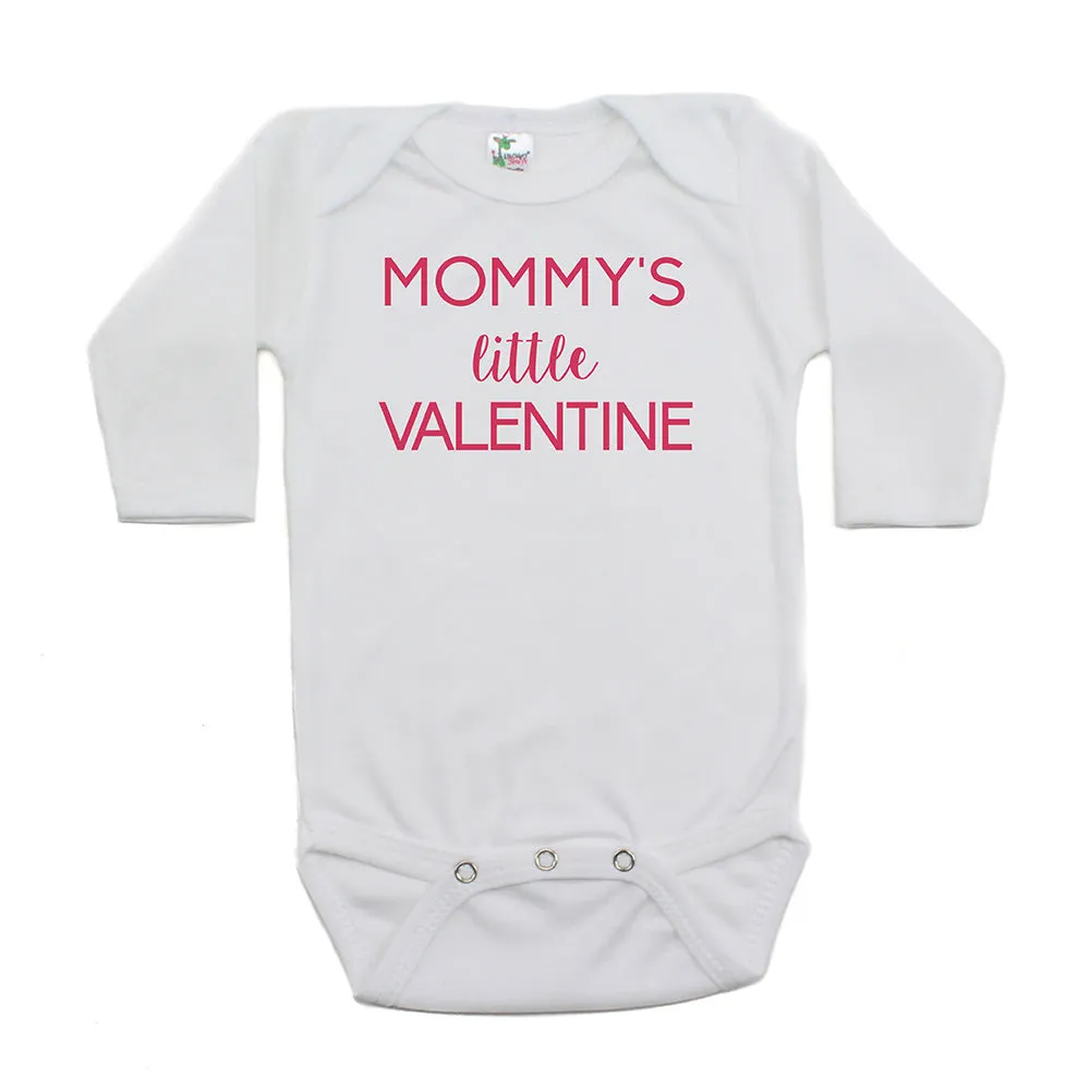 Valentine's Day Mommy's Little Valentine Long Sleeve Infant Bodysuit
