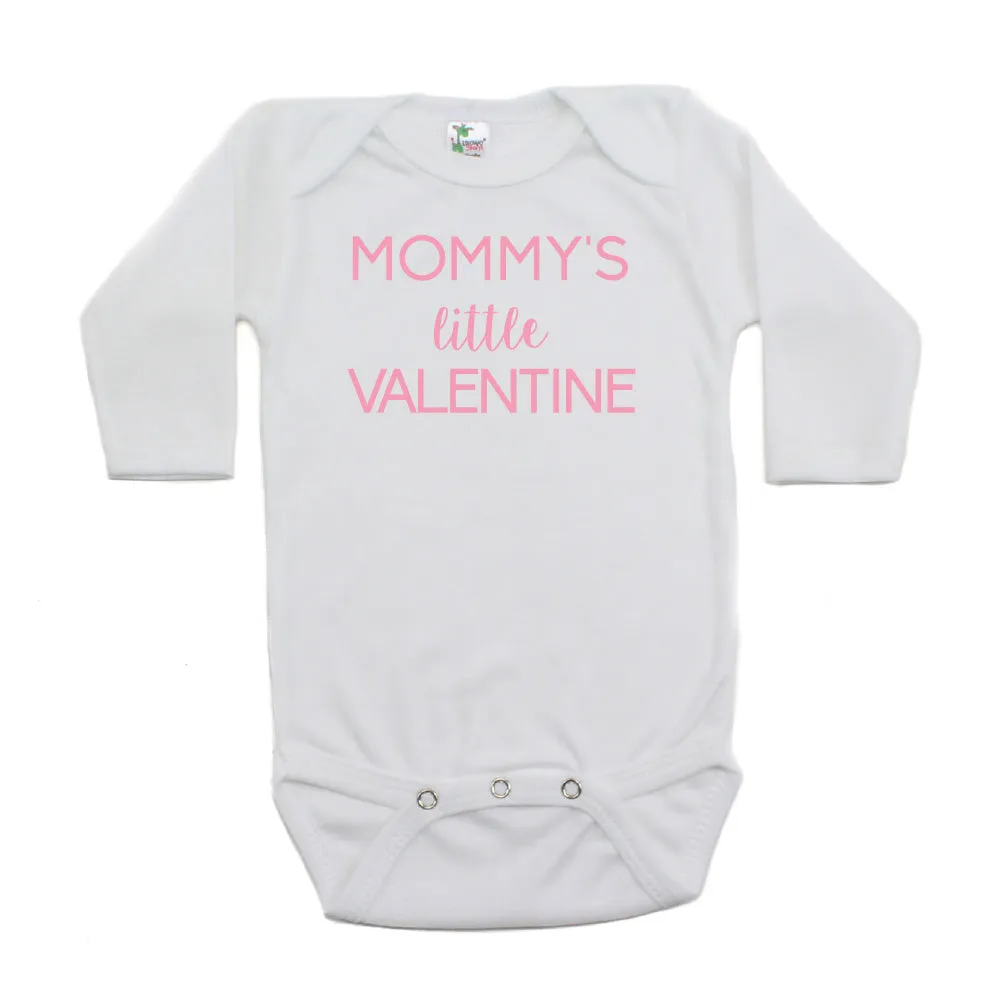 Valentine's Day Mommy's Little Valentine Long Sleeve Infant Bodysuit