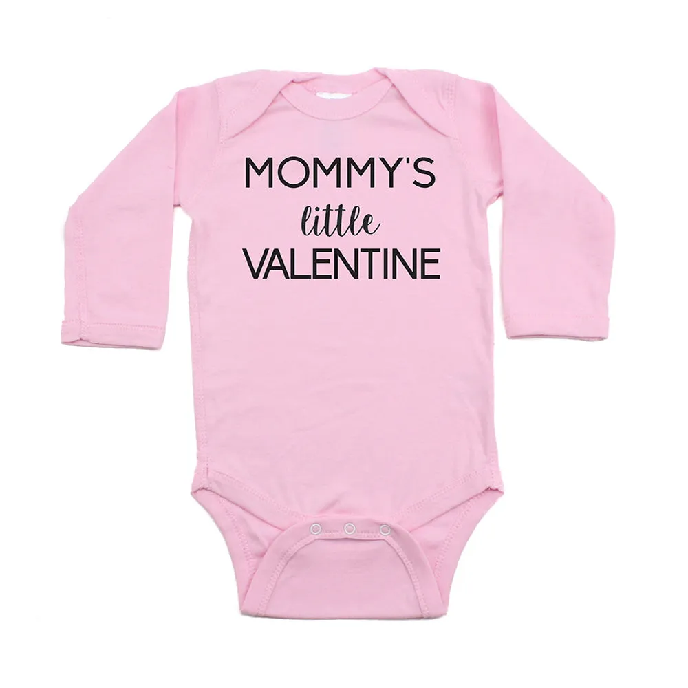 Valentine's Day Mommy's Little Valentine Long Sleeve Infant Bodysuit