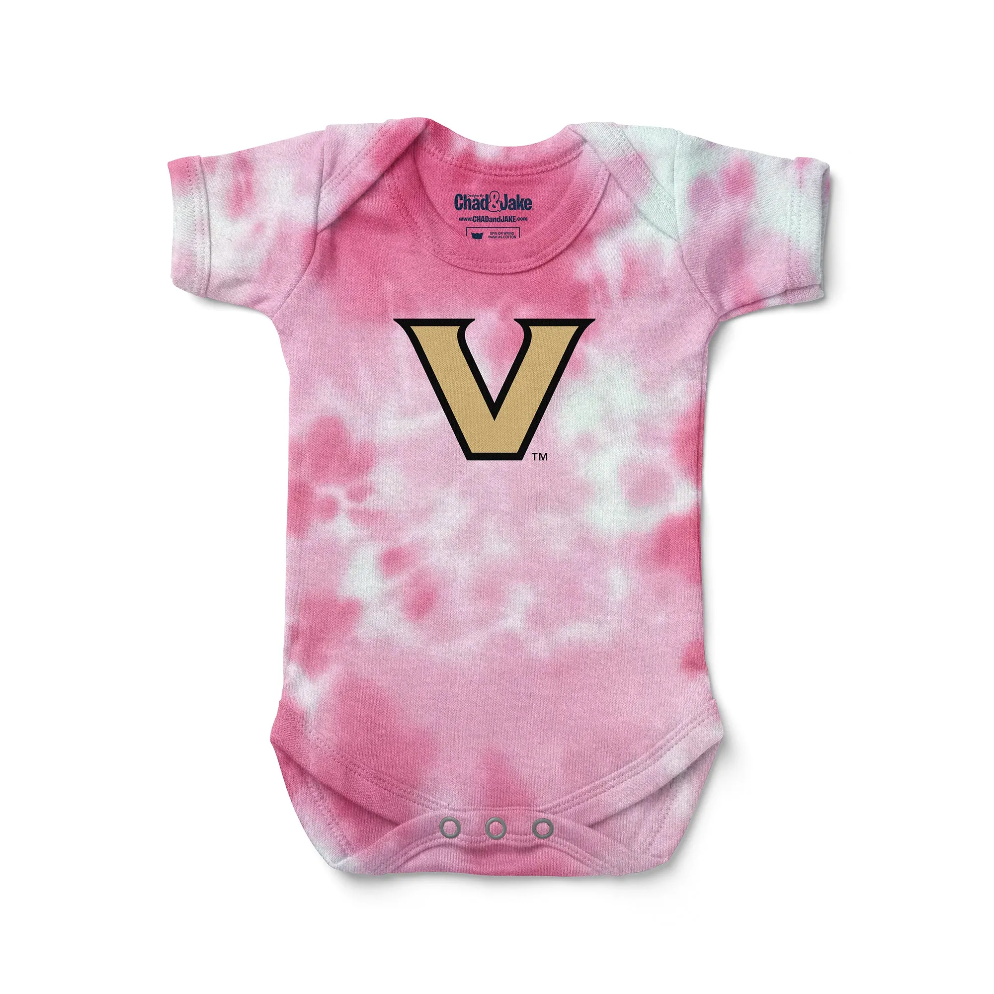 Vanderbilt Commodores Logo Tie Dye Bodysuit