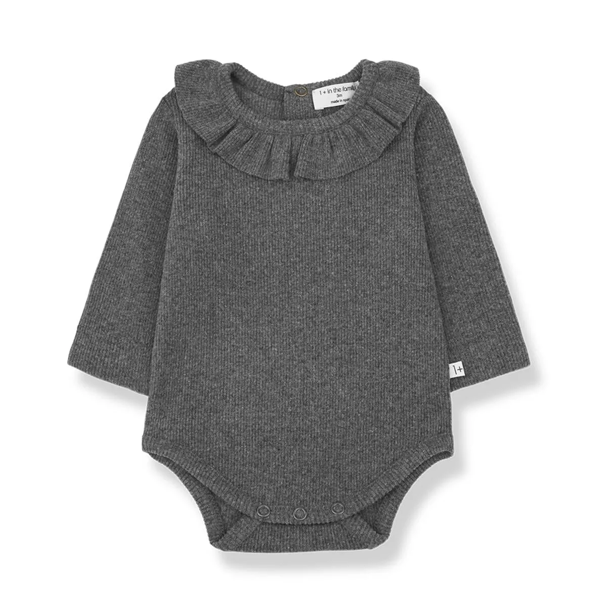 Vera Collar Bodysuit grey