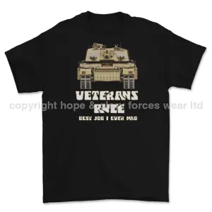 Veterans Rule Chally Tank Best Job I Ever Had Print T-Shirt