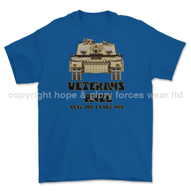 Veterans Rule Chally Tank Best Job I Ever Had Print T-Shirt