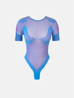 Vivian Bodysuit Crypto Blue
