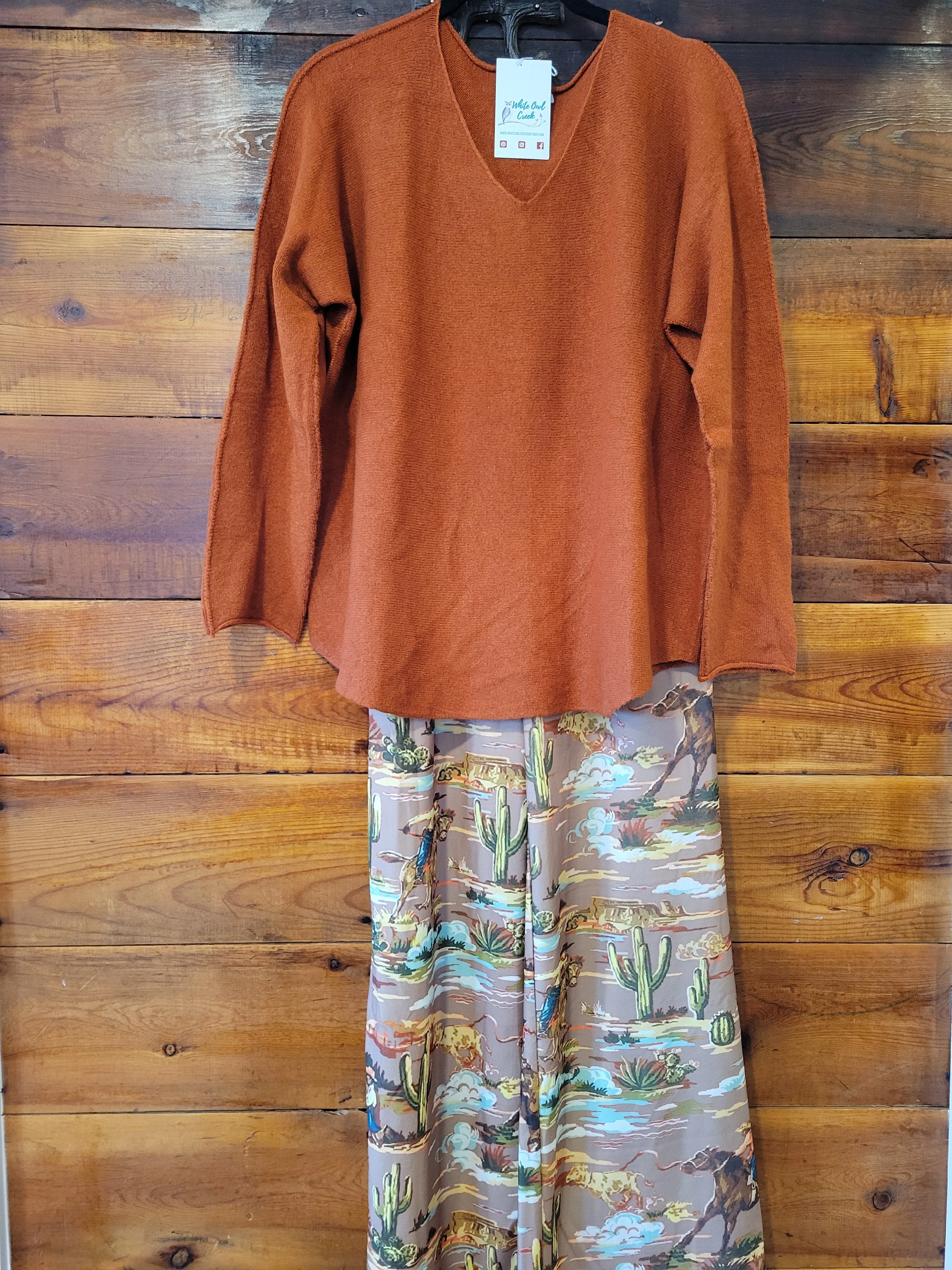 Vneck Pullover Sweater