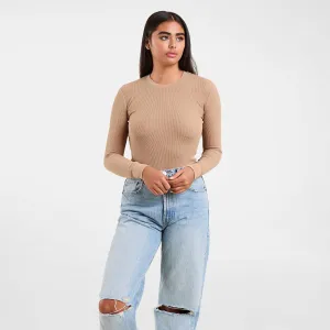 Waffle Bodysuit | Cinnamon