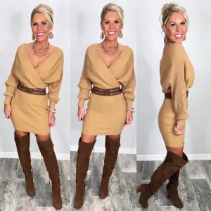 Want Your Digits Dress - Camel