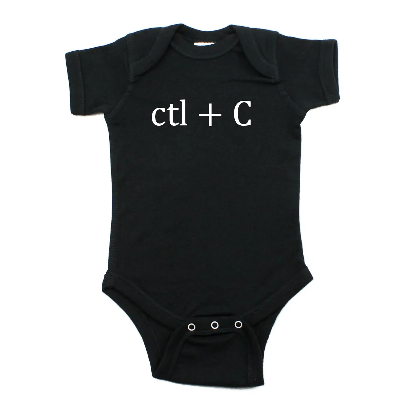 White Copy (Ctl   C) / Paste (Ctl   V) Twin Set Short Sleeve Baby Infant Bodysuits