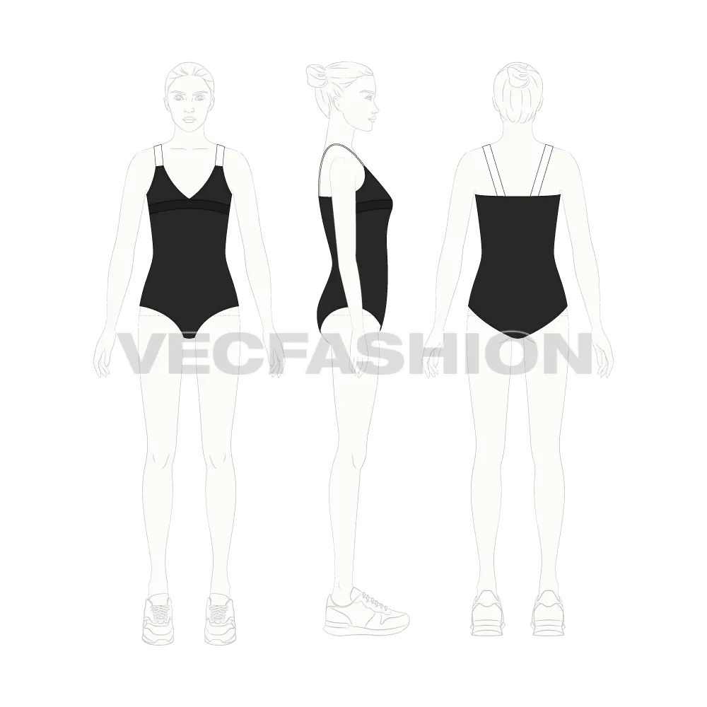 Women's Fitness Bodysuit