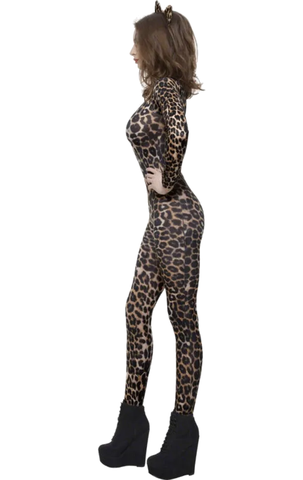 Womens Leopard Bodysuit