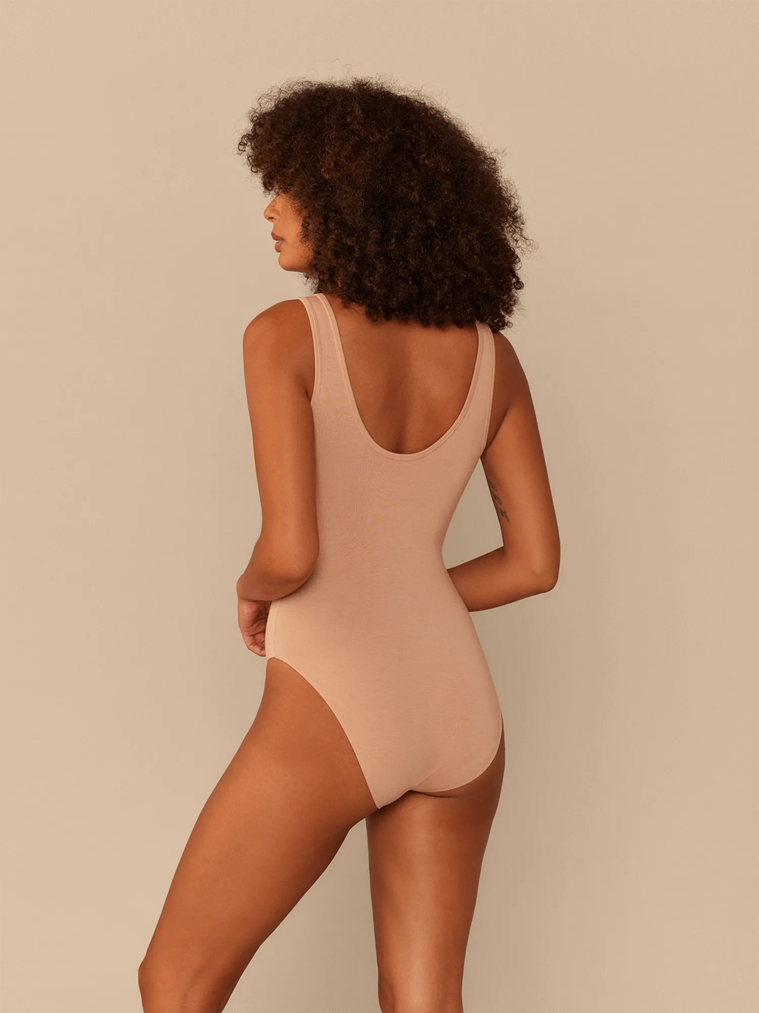 Women's Modal Bodysuit | Sand Dune