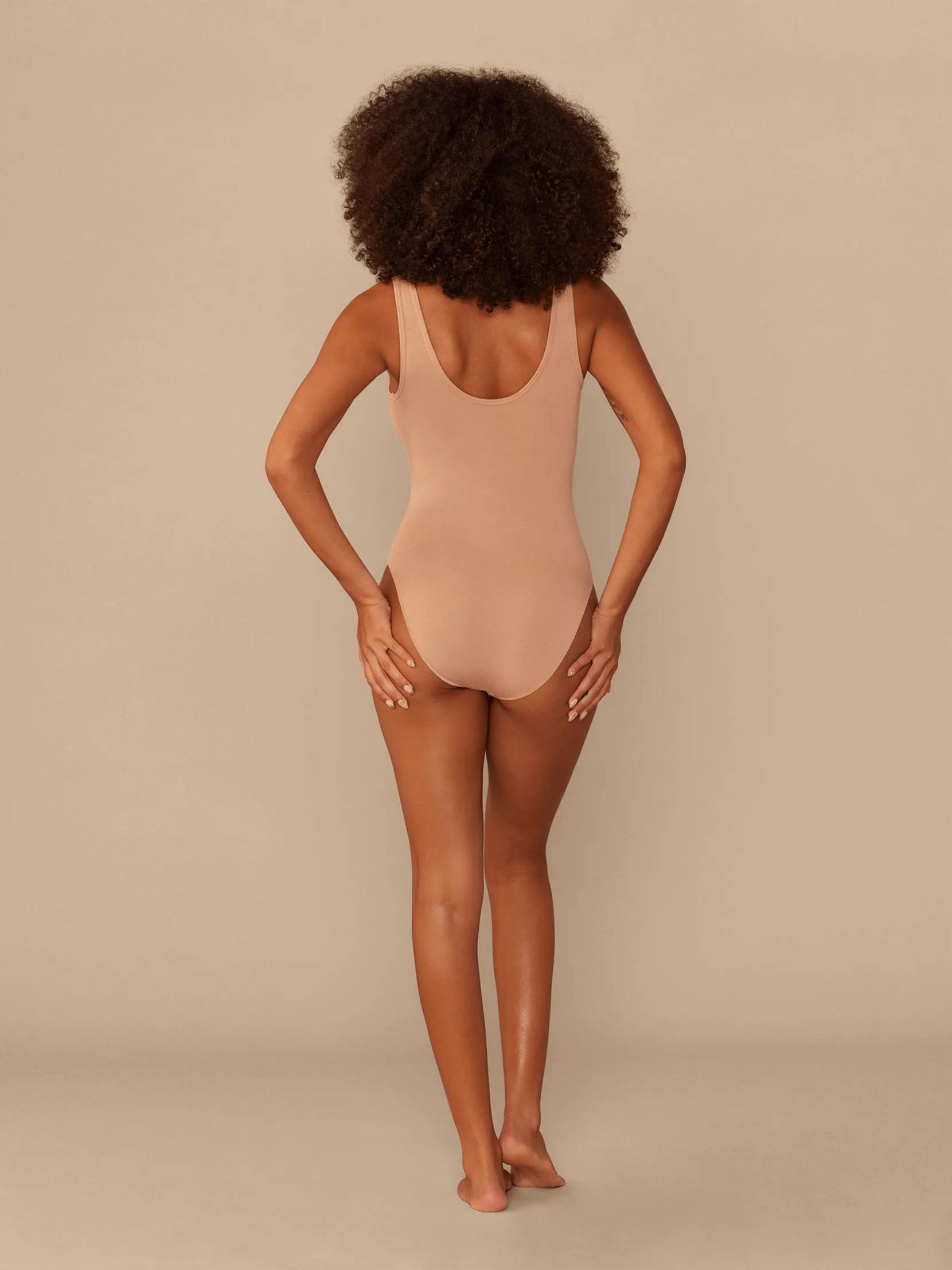 Women's Modal Bodysuit | Sand Dune