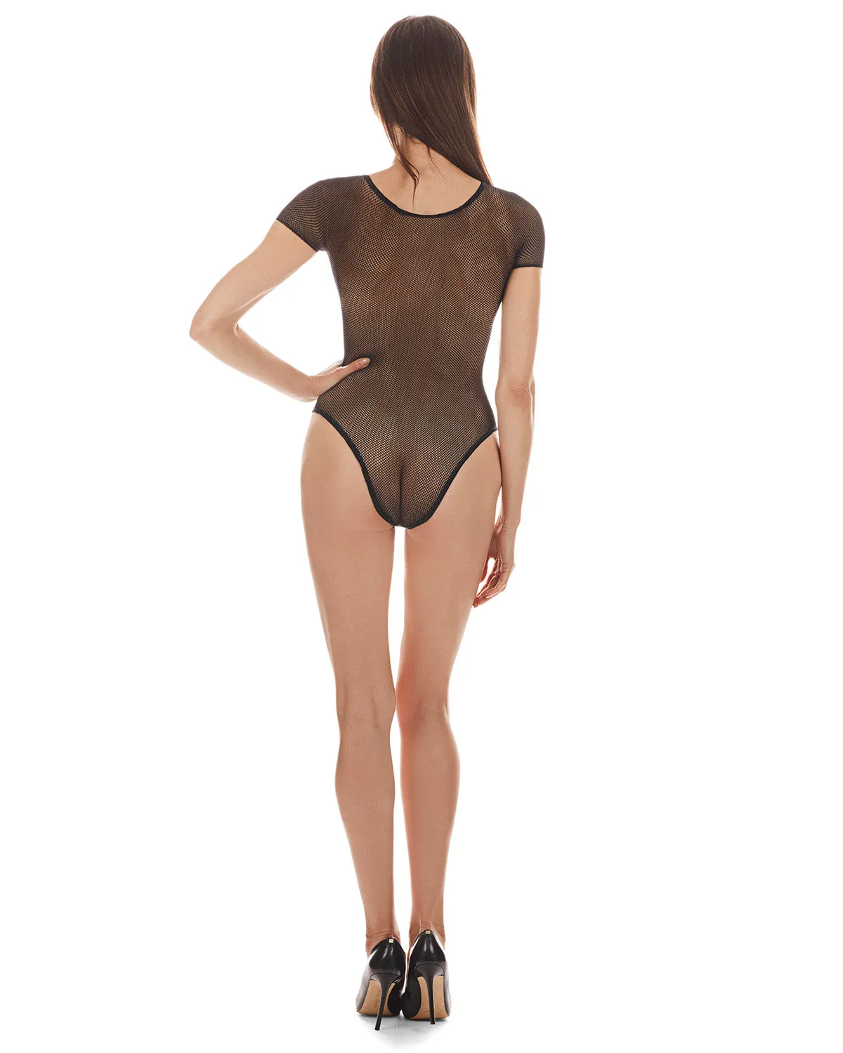 Women's Paradise Floral Short Sleeve Seamless Bodysuit