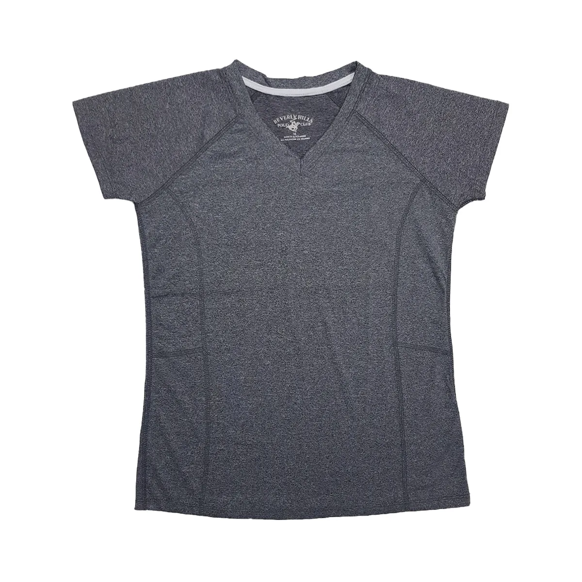 Women's Short Sleeve V-Neck Sports Gym T-Shirt