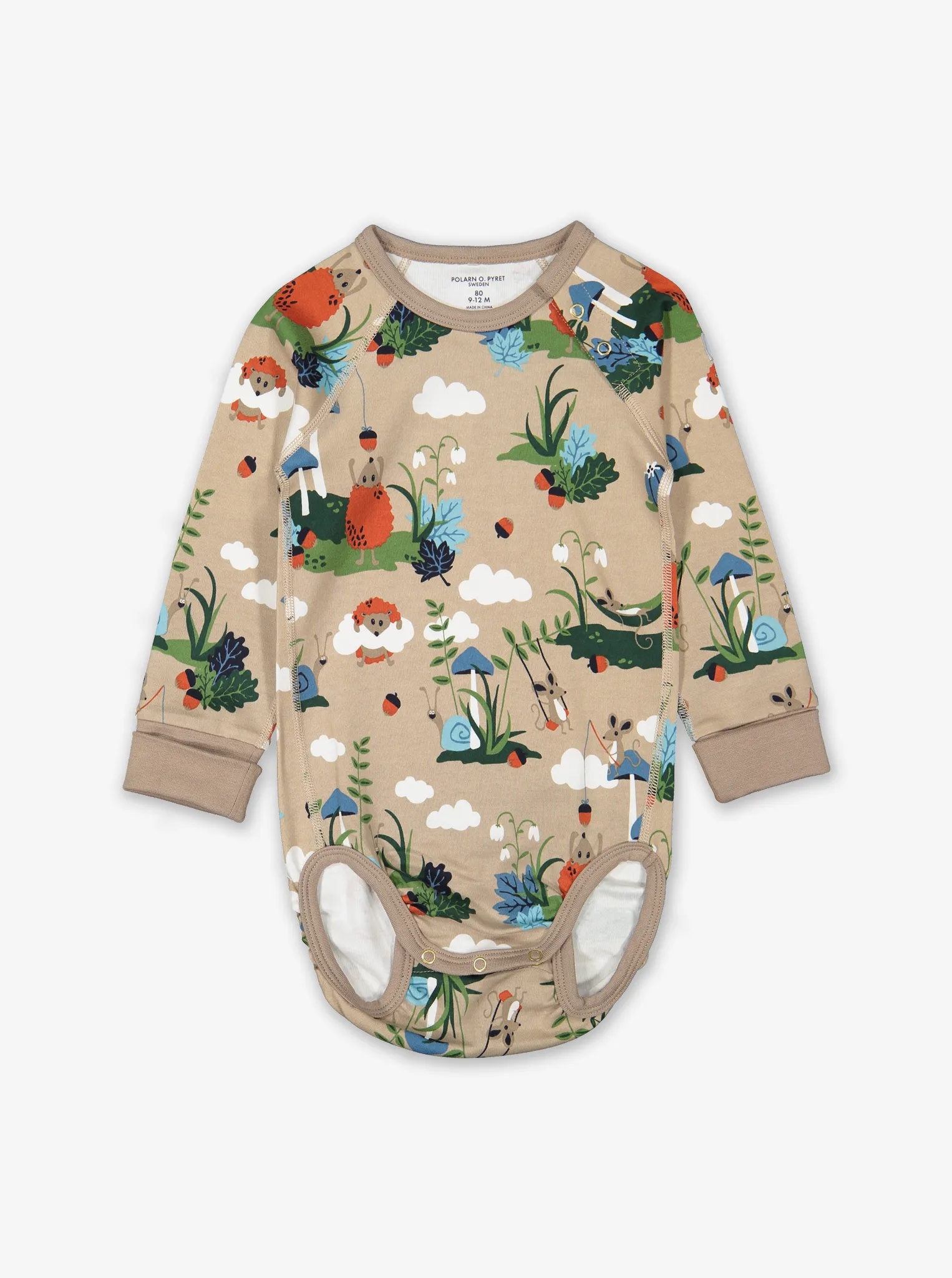 Woodland Print Baby Bodysuit