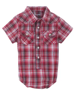 Wrangler Red Snap Bodysuit