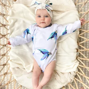 Wrap Bodysuit - Sea Turtles