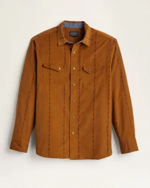 Wyatt Corduroy Shirt - Golden Brown