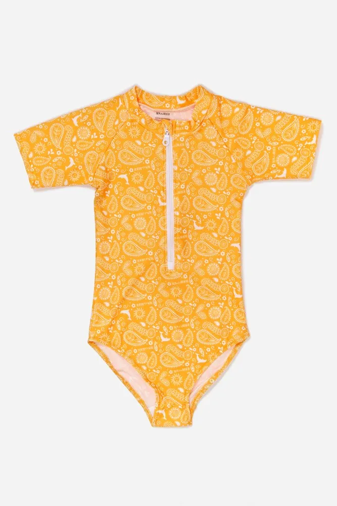 Yellow Bandana | Girls' Bodysuit