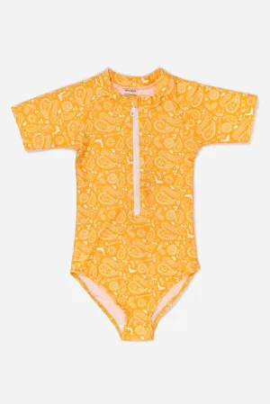Yellow Bandana | Girls' Bodysuit