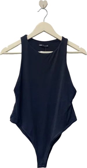 Zara Black Bodysuit UK L