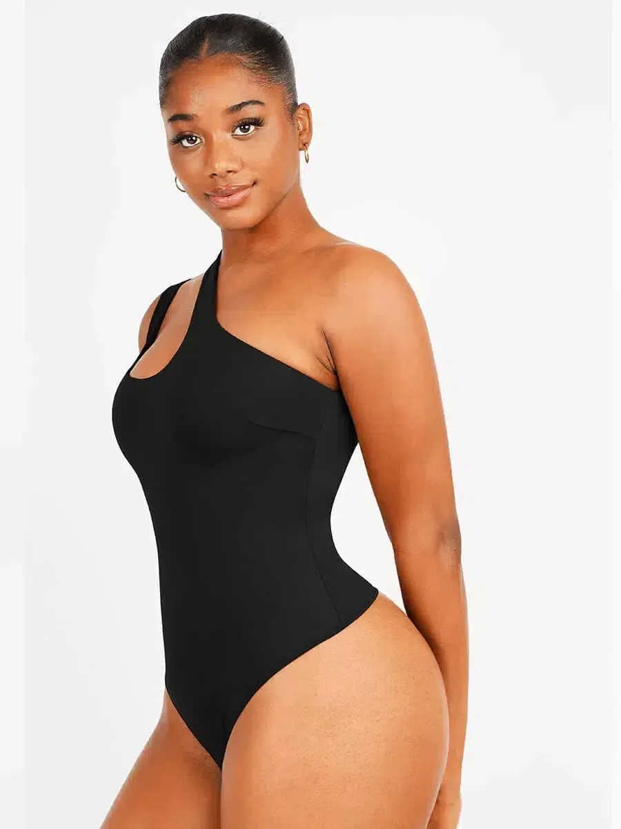 Zayana – Asymmetrical design – One-shoulder bodysuit