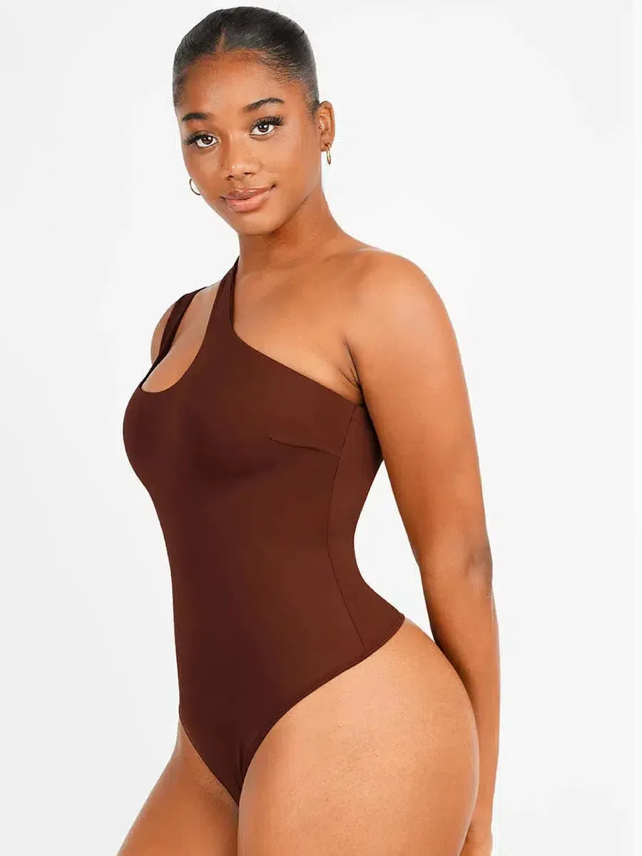 Zayana – Asymmetrical design – One-shoulder bodysuit